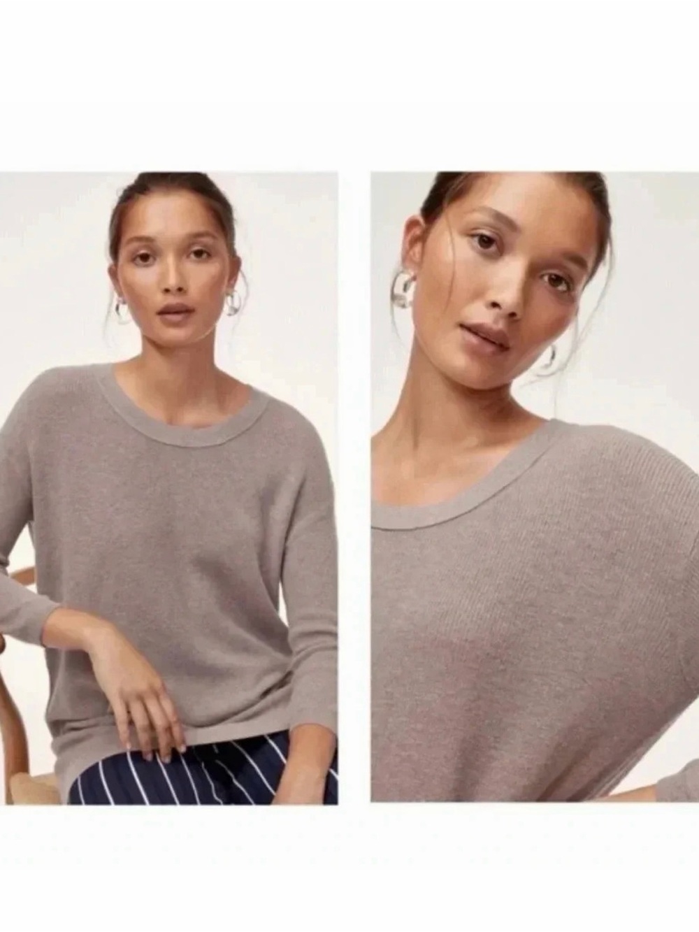 Aritzia Wilfred Balzac sweater, Clover XS